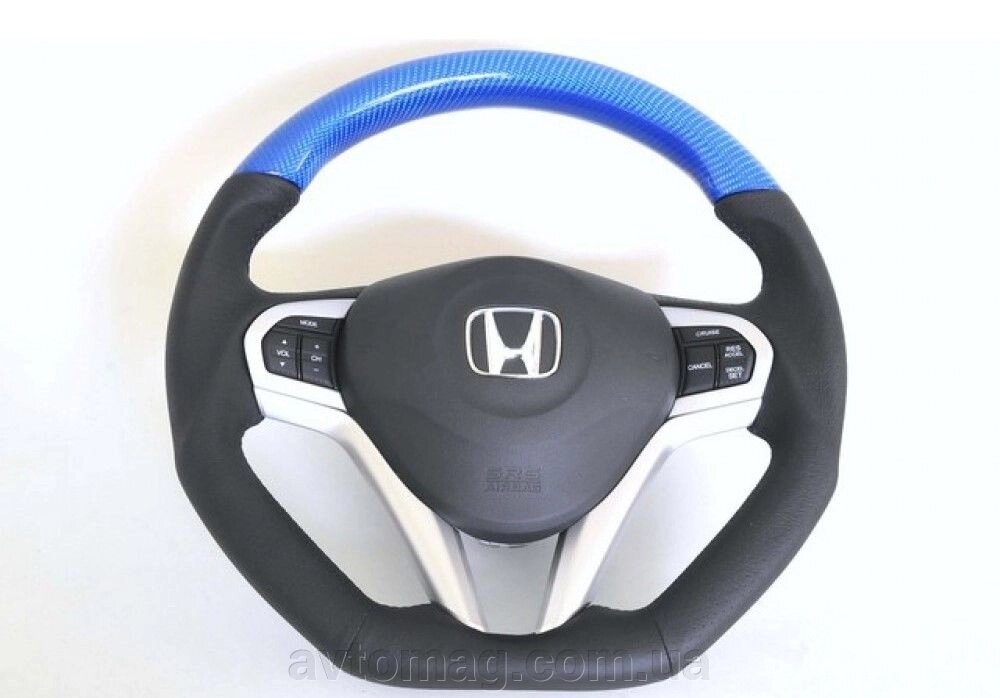 Заглушка накладка на кермо Honda CR-Z new, обманка на srs airbag після спрацьовування від компанії Інтернет-магазин «Автомаг» - фото 1