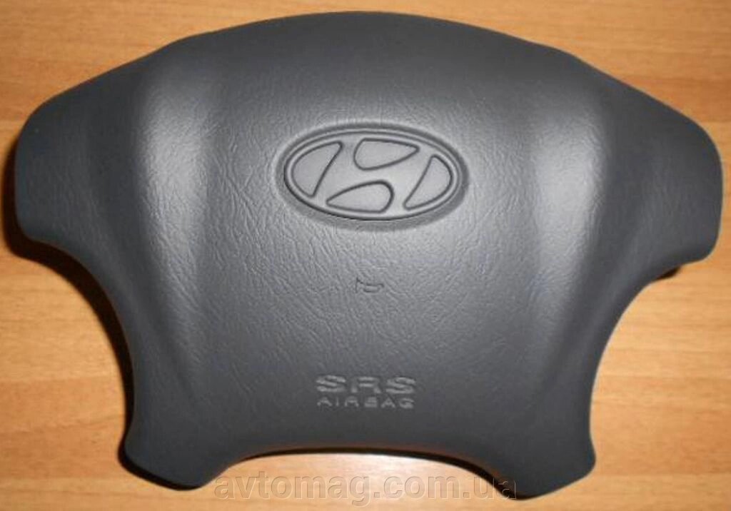 Заглушка (накладка) на кермо Hyundai Tucson, обманка на srs airbag після спрацьовування від компанії Інтернет-магазин «Автомаг» - фото 1