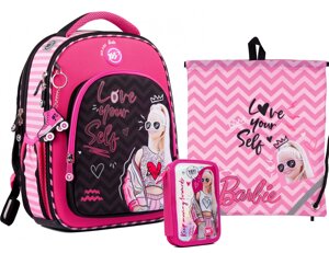 Рюкзак ортопедичний YES S-94 Barbie + пенал+сумка