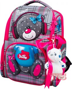 Шкільний рюкзак DeLune + в подарунок : м'який брусок-мишка і Мекок для взуття