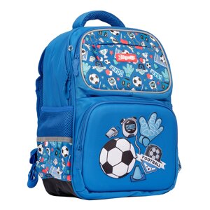 Рюкзак шкільний 1Вересня S-105 Football, синій в Києві от компании Мой рюкзак ТОП