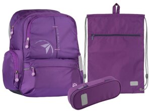 Рюкзак шкільний ортопедичний YES S-80-1 College + пенал і сумка Kite