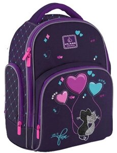 Ранець рюкзак шкільний "CLASS" SmartCase " Nice Kittens" 36*29*17см