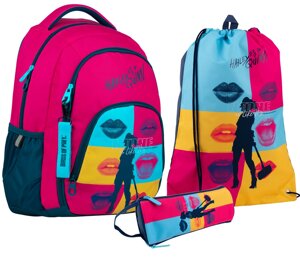 Рюкзак для підлітків Kite Education DC Comics DC2-905M + пенал + сумка