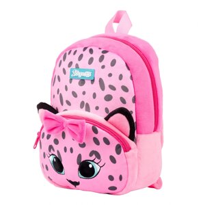 Рюкзак дошкільний 1Вересня K-42 Pink Leo, рожевий, тривожній валіз в садочок