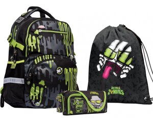 Рюкзак шкільний YES T-117 "Zombie"пенал + сумка
