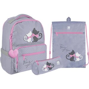 Шкільний набір 3в1 Kite Education рюкзак + пінал + сумка In Love