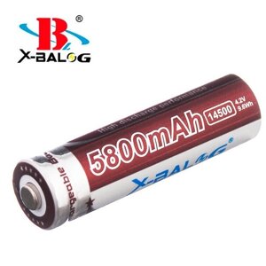 Акумулятор 14500, X-Balog, 5800mAh (400), коричневий