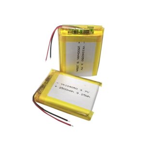 Акумулятор літій-полімерний 2500mAh 3.7 V 104050