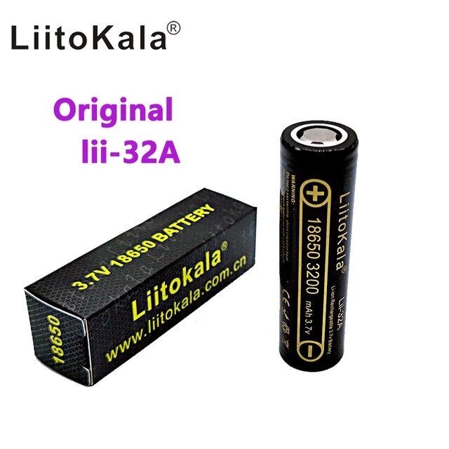 Акумулятор 18650 Liitokala Lii-32A 3200 mAh від компанії Інтернет-магазин "Компот" - фото 1