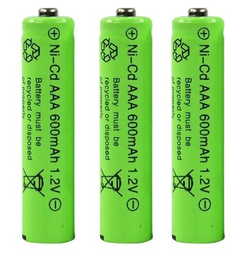 Акумулятор AAA 1.2 V 600 mAh Ni-Cd від компанії Інтернет-магазин "Компот" - фото 1