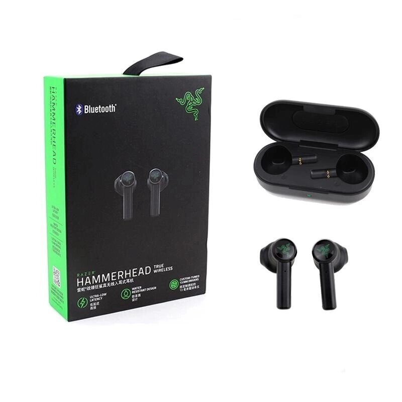 Бездротові навушники Bluetooth Razer Hammerhead True WL Mic Black від компанії Інтернет-магазин "Компот" - фото 1