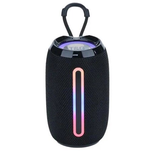 Bluetooth-колонка TG653 з RGB ПІДСВІЧУВАННЯМ,  speakerphone, радіо, black від компанії Інтернет-магазин "Компот" - фото 1