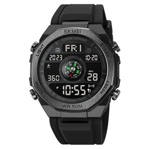 Годинники наручні 2209BKBK SKMEI, BLACK-BLACK, compass, pedometer