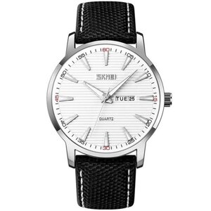 Годинники наручні 9303SIBK SKMEI, silver BLACK