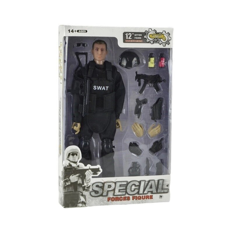 Іграшка солдат/swat 12 action figure від компанії Інтернет-магазин "Компот" - фото 1