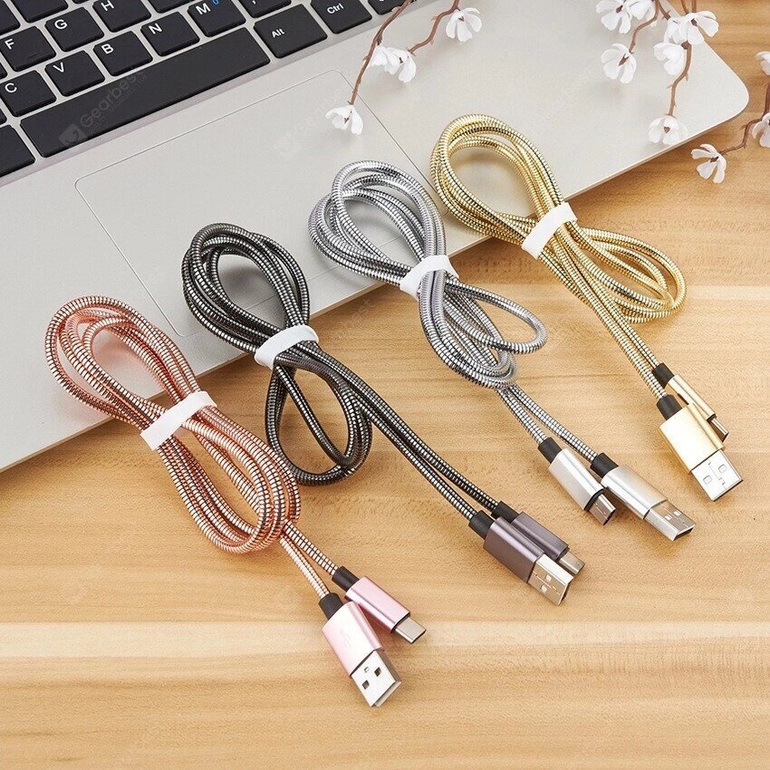 Кабель micro USB металл Cable metal X45 від компанії Інтернет-магазин "Компот" - фото 1