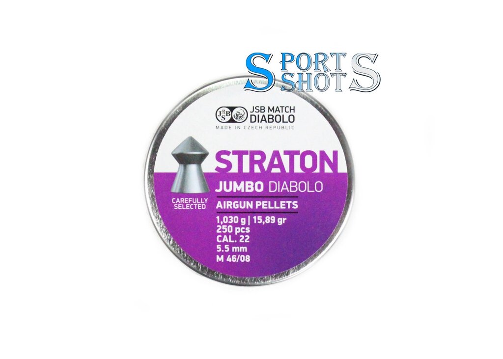 Кулі JSB Jumbo Straton 5.50 мм, 1.030 г, 250 шт. від компанії Інтернет-магазин "Компот" - фото 1