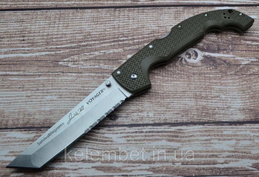 Ніж Cold Steel Rawles Voyager XL semi-serrator Tanto від компанії Інтернет-магазин "Компот" - фото 1