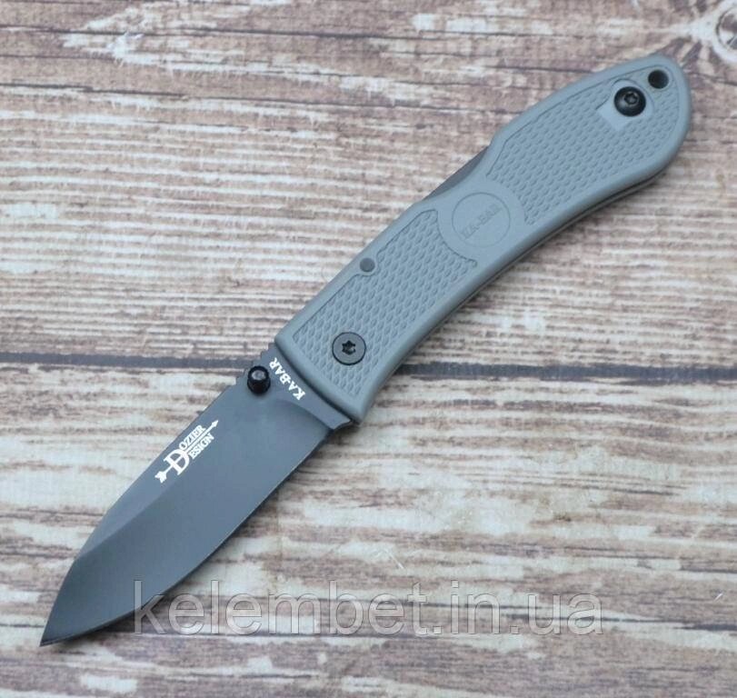 Ніж Ka-Bar Dozier Folding Hunter grey від компанії Інтернет-магазин "Компот" - фото 1