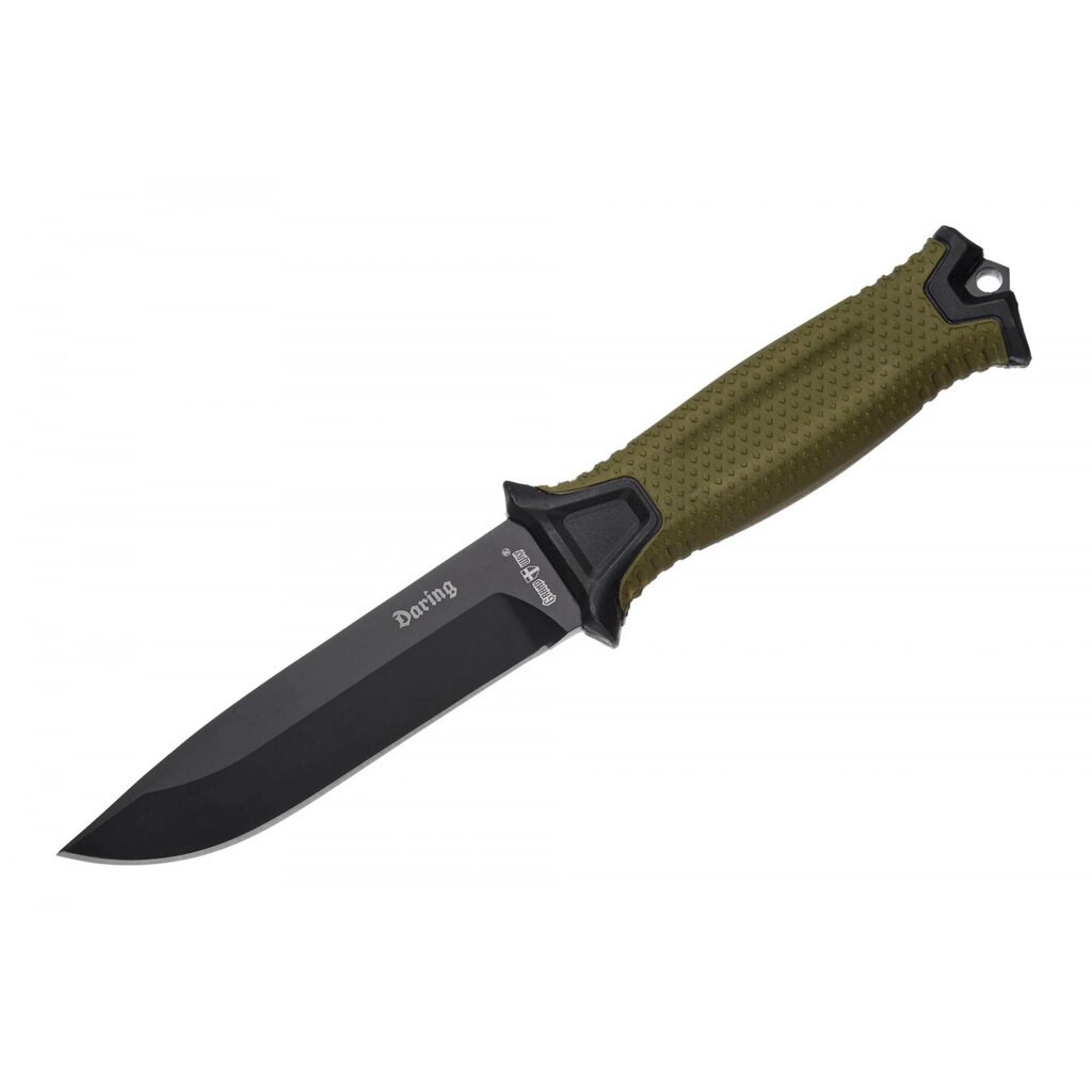 Ніж нескладний Grand Way 2924 GU olive (black oxide, полімерні ножни) від компанії Інтернет-магазин "Компот" - фото 1