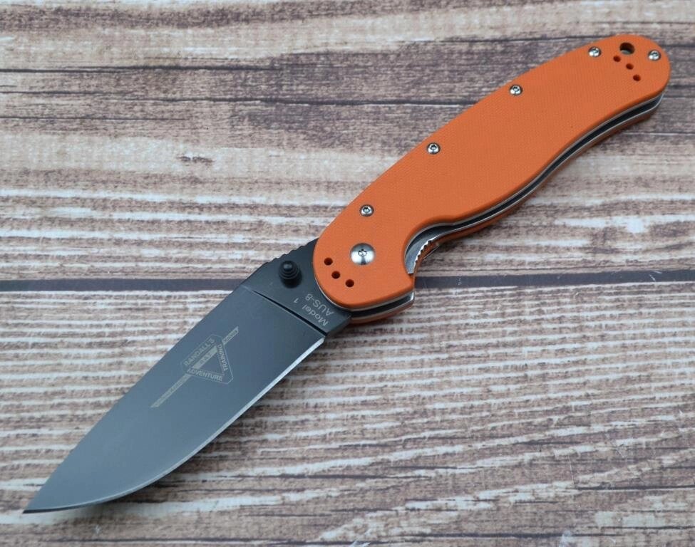 Ніж Ontario Rat Model 1 orange від компанії Інтернет-магазин "Компот" - фото 1