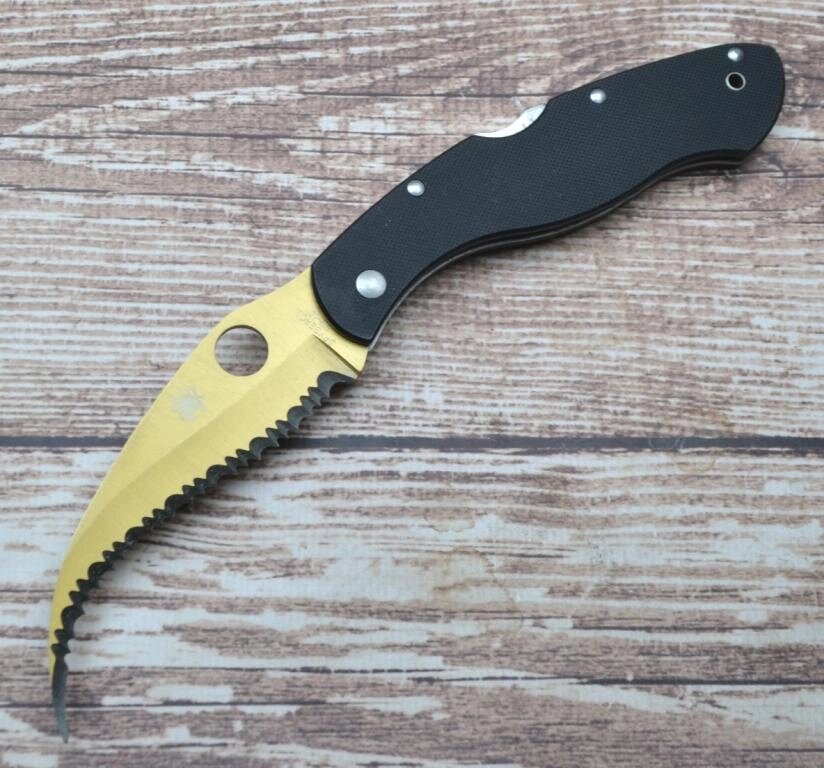 Ніж Spyderco Civilian Gold від компанії Інтернет-магазин "Компот" - фото 1