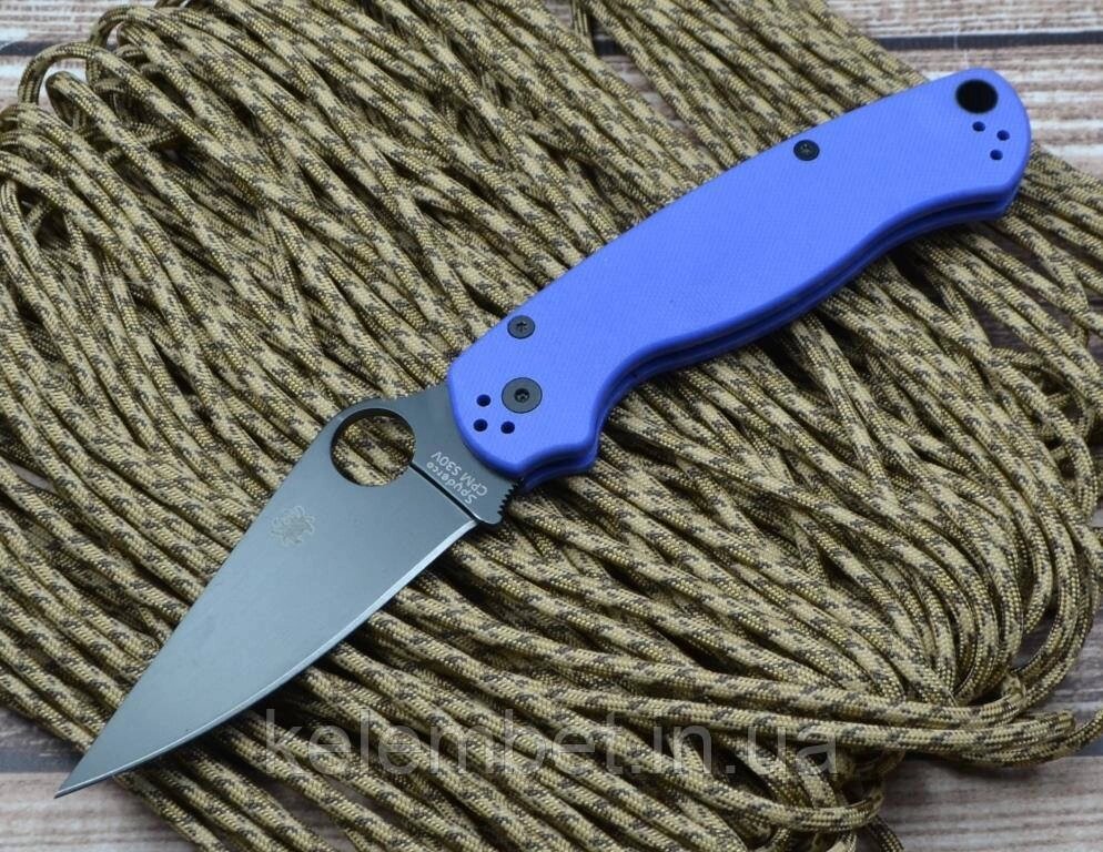 Ніж Spyderco Para-Military black navy від компанії Інтернет-магазин "Компот" - фото 1