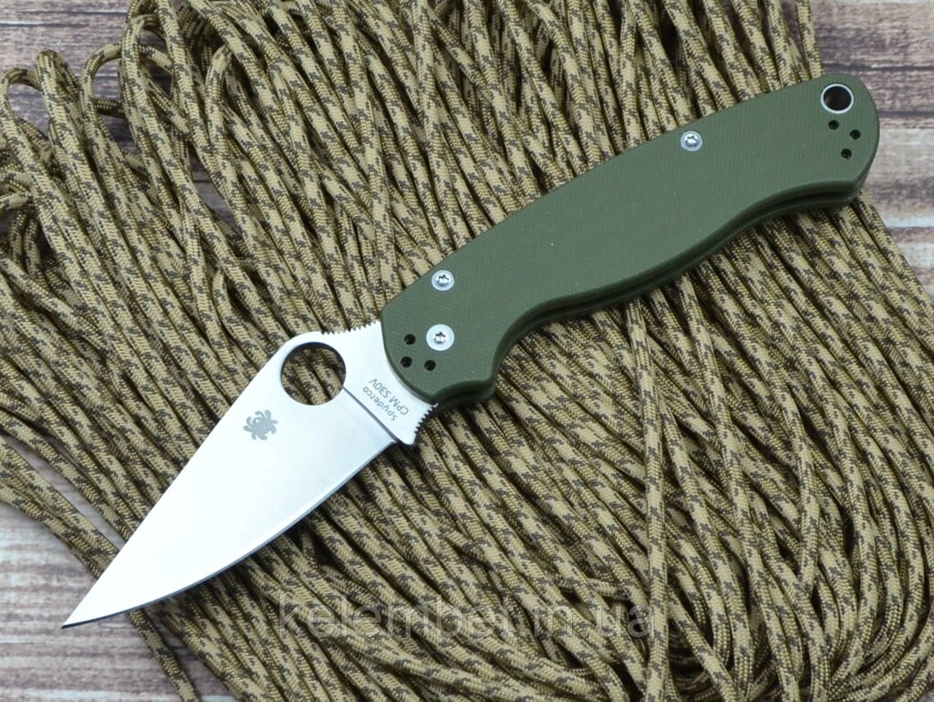 Ніж Spyderco Para-Military green від компанії Інтернет-магазин "Компот" - фото 1