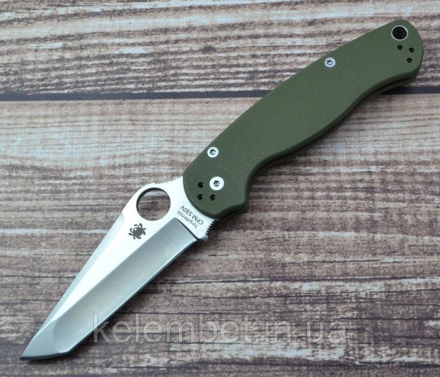 Ніж Spyderco Para-Military Tanto Olive від компанії Інтернет-магазин "Компот" - фото 1