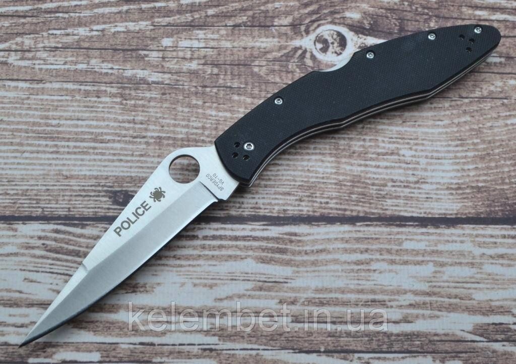 Ніж Spyderco Police g10 від компанії Інтернет-магазин "Компот" - фото 1