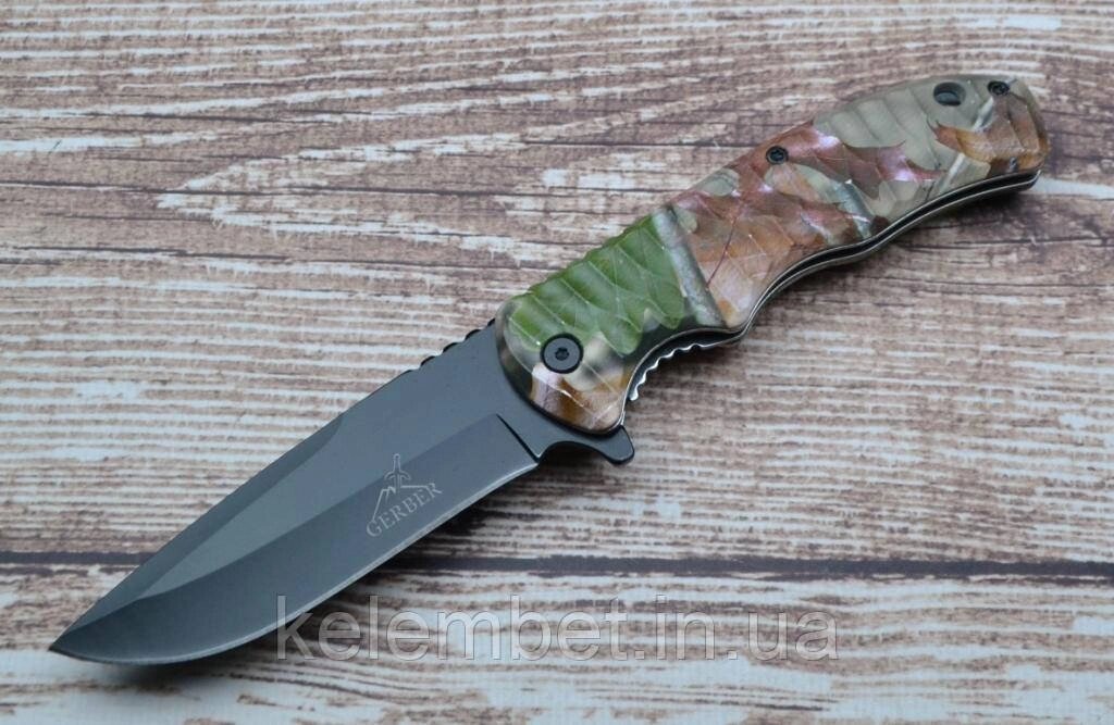 Нож Gerber Camo Wood china від компанії Інтернет-магазин "Компот" - фото 1