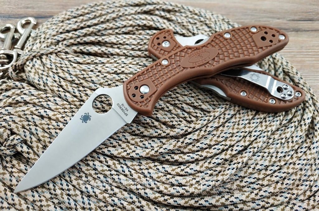 Нож Spyderco Delica coyote від компанії Інтернет-магазин "Компот" - фото 1