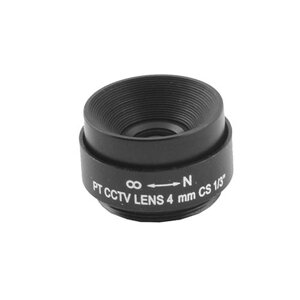 Об`єктив CCTV 1/3 PT0412NI 4mm F1.2 fixed iris lens