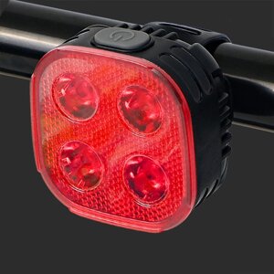 Велоліхтар FY-328-4LED, waterproof, Li-Ion акумулятор, ЗУ Type-C