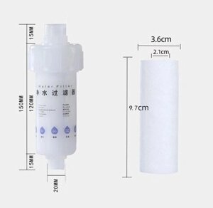 Фільтр для душу від жорсткої води та хлору багаторазовий