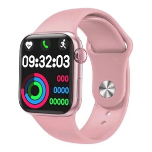 Smart Watch AK99, 44 mm Aluminium, голосовий виклик, pink