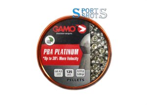 Пули Gamo PBA Platinum 4.5мм, 0.33г, 125шт