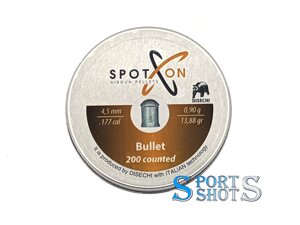 Кулі Spoton 4.5 мм, 0.90 г, 200 шт "Bullet"