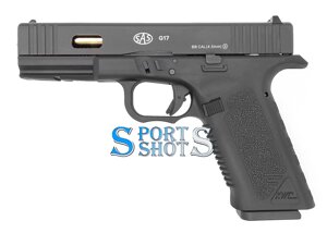 Пневматичний пістолет SAS G17 Blowback (Glock)