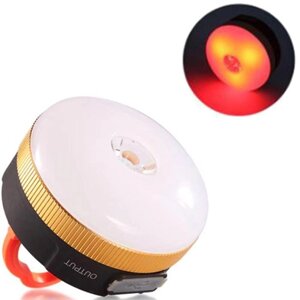 Ліхтар кемпінг YD-7-7SMD (white+red), Li-Ion акумулятор, power bank, ЗУ Type-C, магніт, гачок