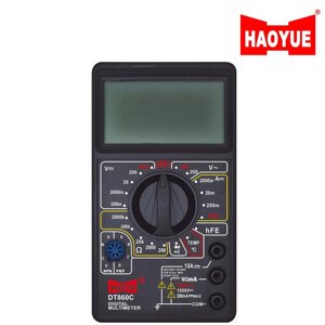 Мультиметр HAOYUE DT860C/700C black, щупи, термопара