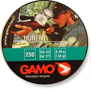 Кулі Gamo Hunter 4.50мм, 0.49г, 250шт