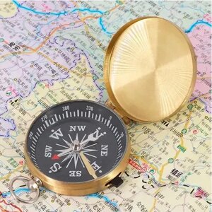 Компас туристичний з кришкою магнітний похідний (4,5 см) G-453
