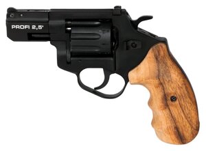 Револьвер під патрон Флобера Profi GEN2 2,5" (чорний / дерево)