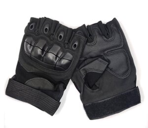 Рукавички тактичні Tacgloves безпалі (розмір XL, чорні)