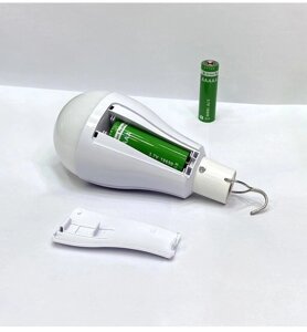 Лампочка з акумулятором 18650x2 у патрон E27 BL Fa-3820