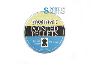 Кулі Beeman Pointed Pellets 4.5 мм, 0.55 г, 250 шт