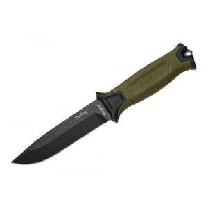 Ніж нескладний Grand Way 2924 GU olive (black oxide, полімерні ножни)