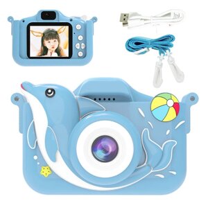 Дитячий фотоапарат ET015, BLUE WHALE